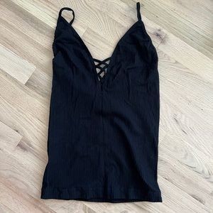 Black Tight Tank Top